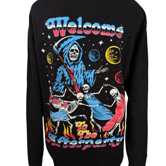 Boss Dog Unisex Hoodie "Welcome To The Afterparty" Graphic Print Black - Picture 5 of 6